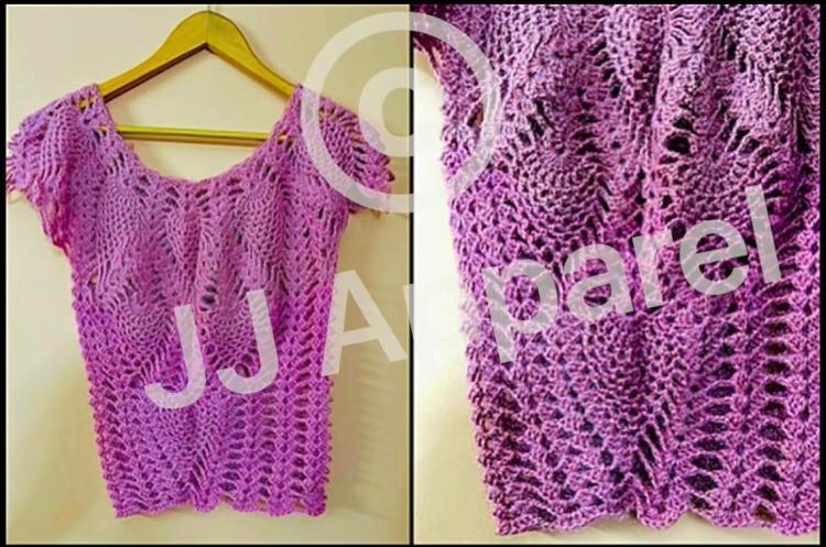 jj sourcing merchandising crochet top